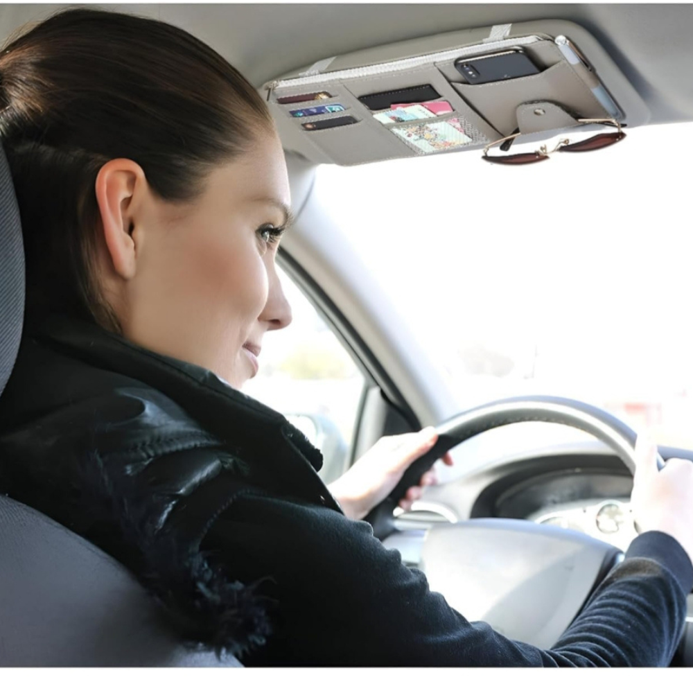 Car Sun Visor Organizer – Multi-Pocket Storage Holder