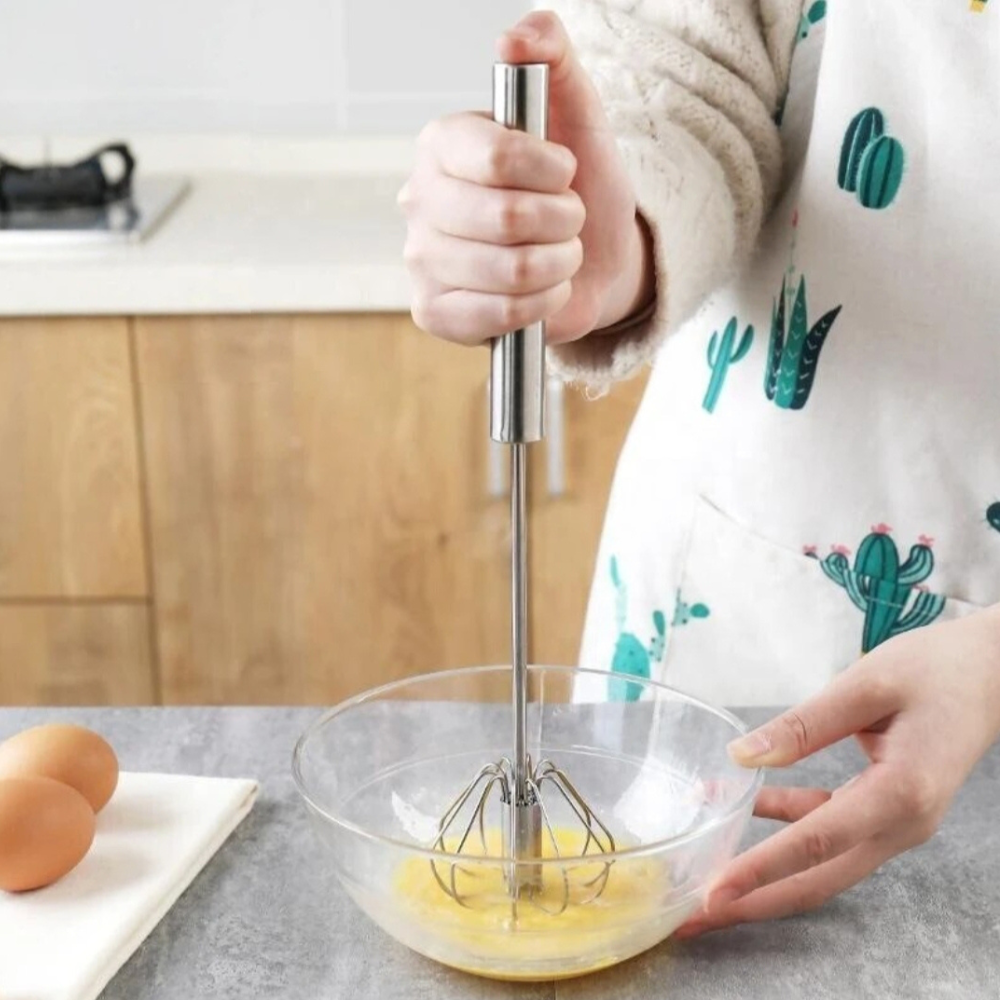 Stainless Steel Push Whisk